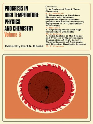cover image of Progress in High Temperature Physics and Chemistry